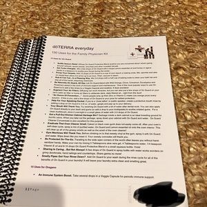 6 booklets For DōTERRA Oils